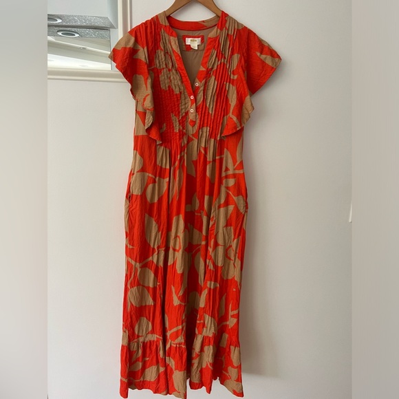 Maeve Anthropologie flutter sleeve dress! Size XXS! - Picture 2 of 4